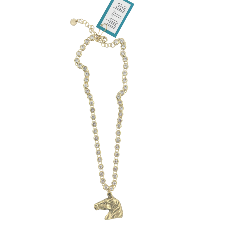 Necklace | Crystal Horse Necklace