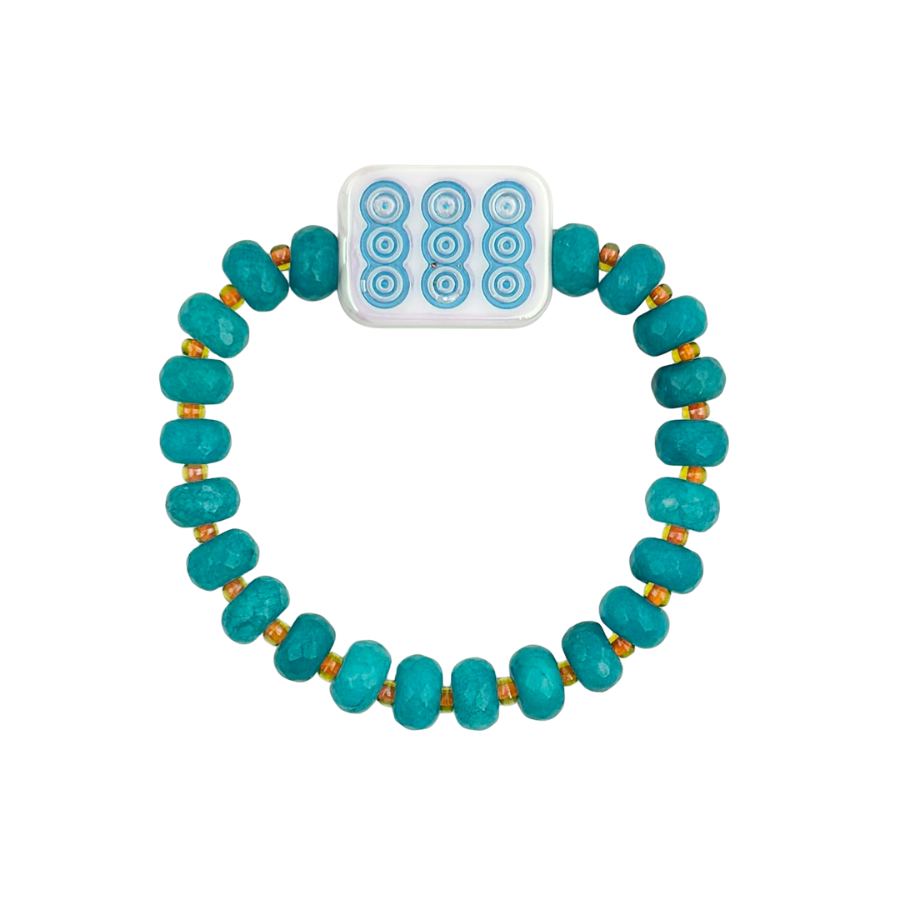 Mahjong Lovers | Blue Bam Bracelet