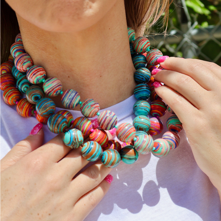 Bohemian Bliss | Red Watercolor Bauble #69