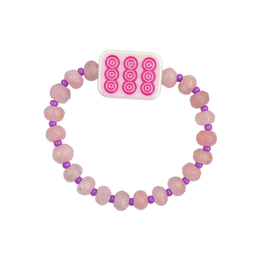 Mahjong Lovers | Pink Bam Bracelet
