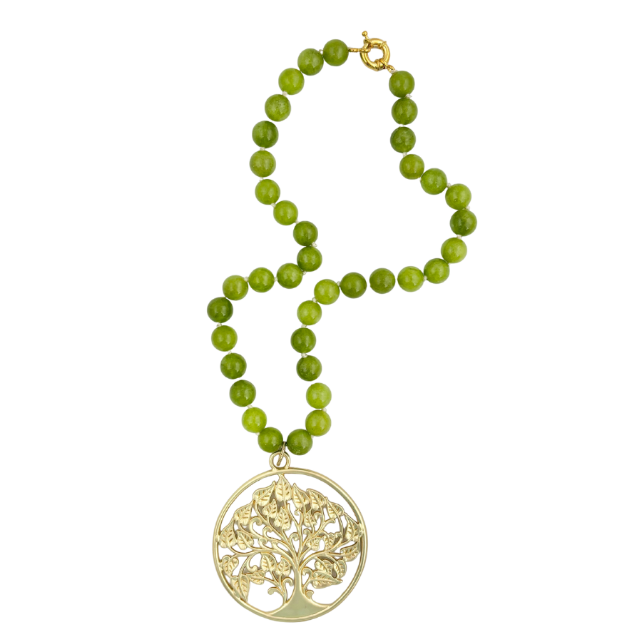 Summer Jewels | Olive Jade & Tree of Life