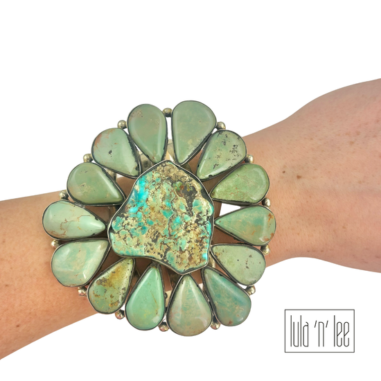 Turquoise Chunk Bracelet