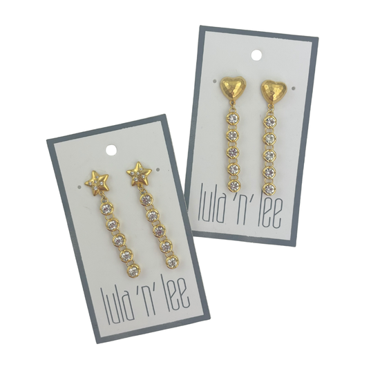 Star Stud Crystal Earring