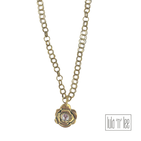 Swarovski Rose Necklace