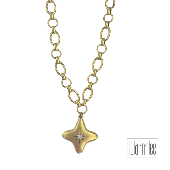 Gold Star Necklace