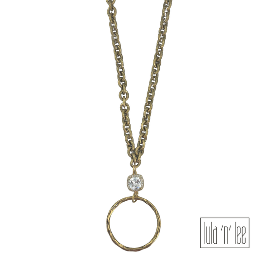 Ring & Crystal Necklace