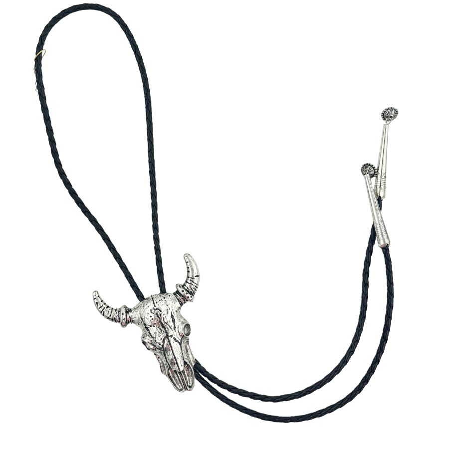 Wild West | Large Silver Steer Bolo