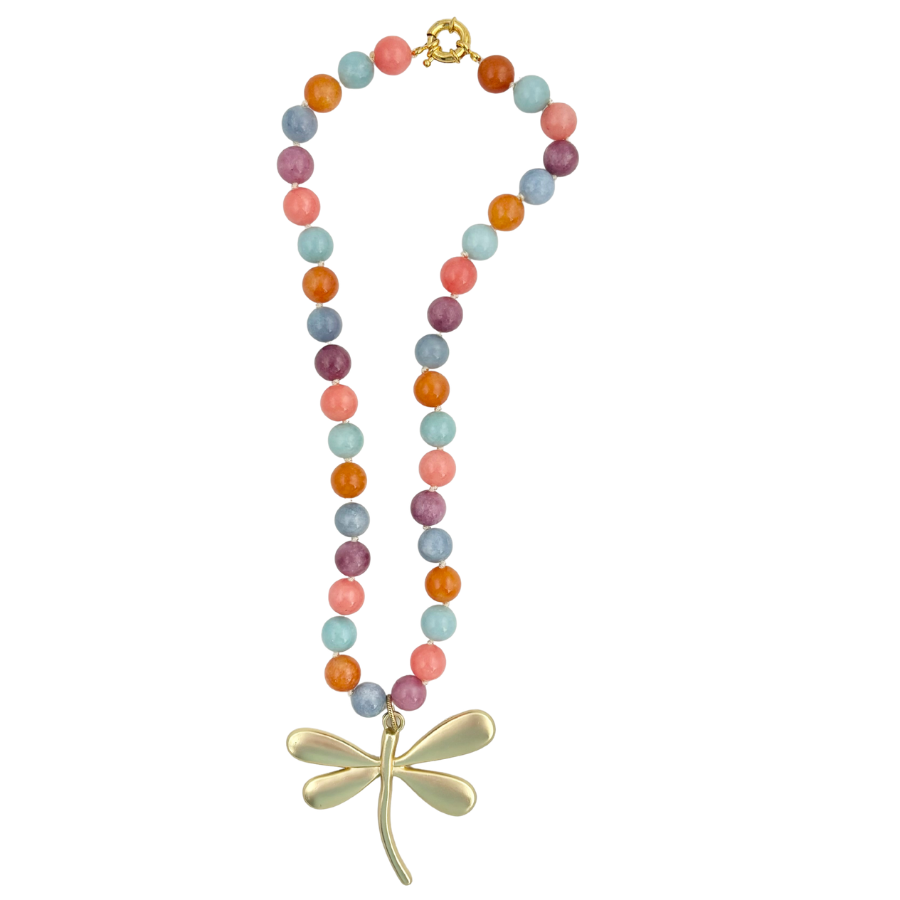 Summer Jewels | Fruit Sorbet Jade & Dragonfly