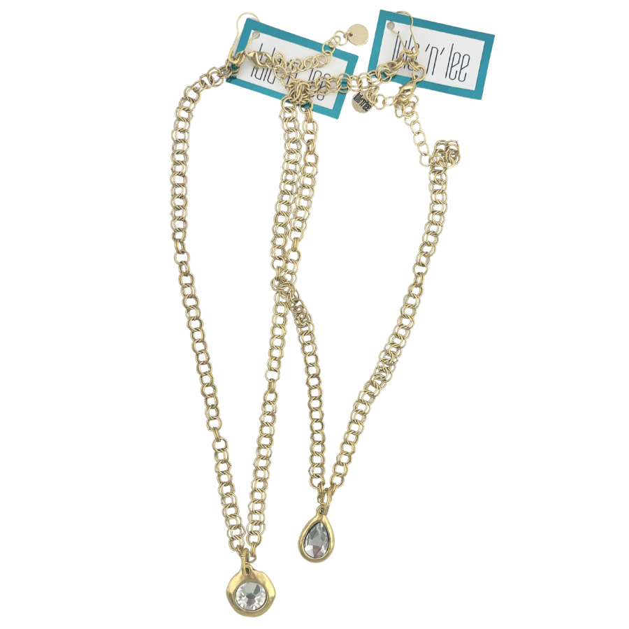 Necklace | Teardrop Crystal Necklace