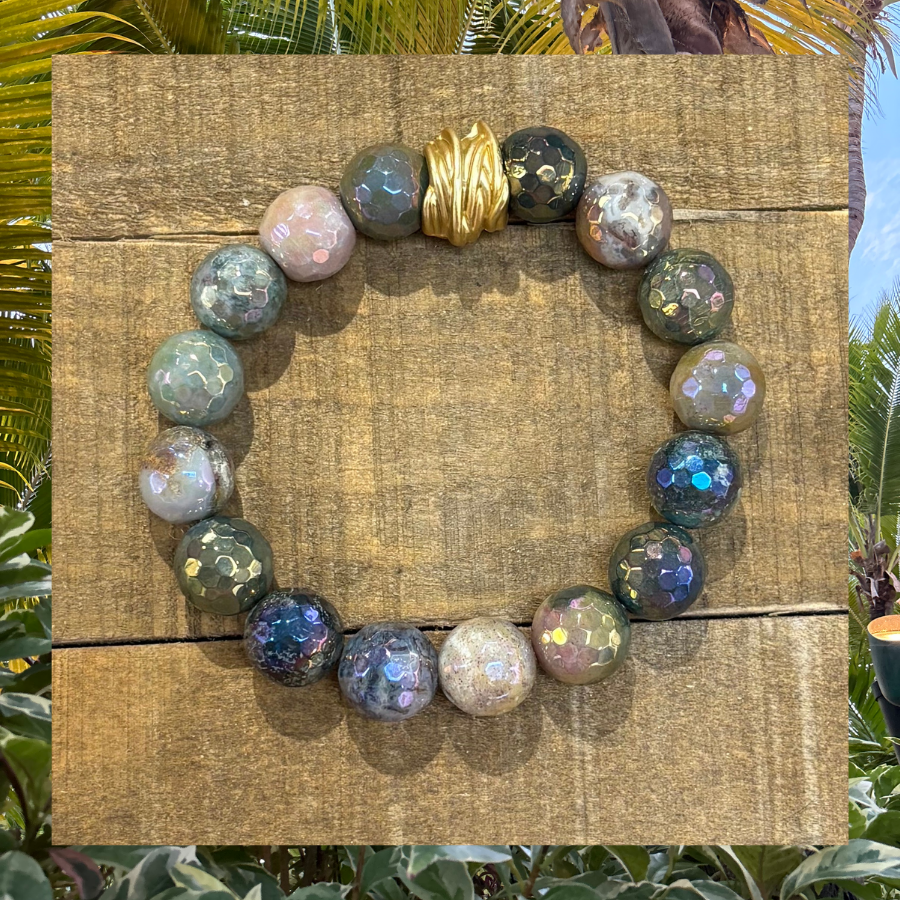 Arm Candy - Mystic Flower Agate