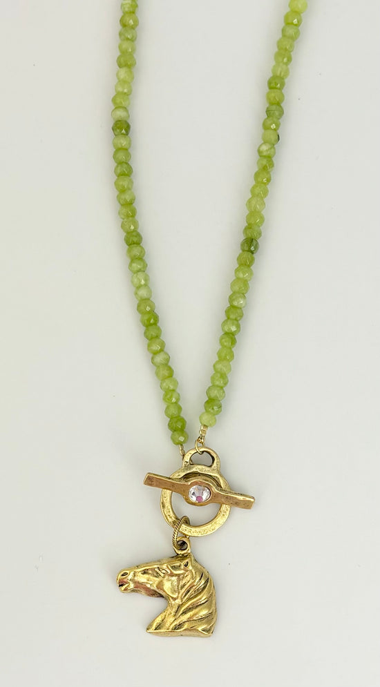Lime Jade Necklace
