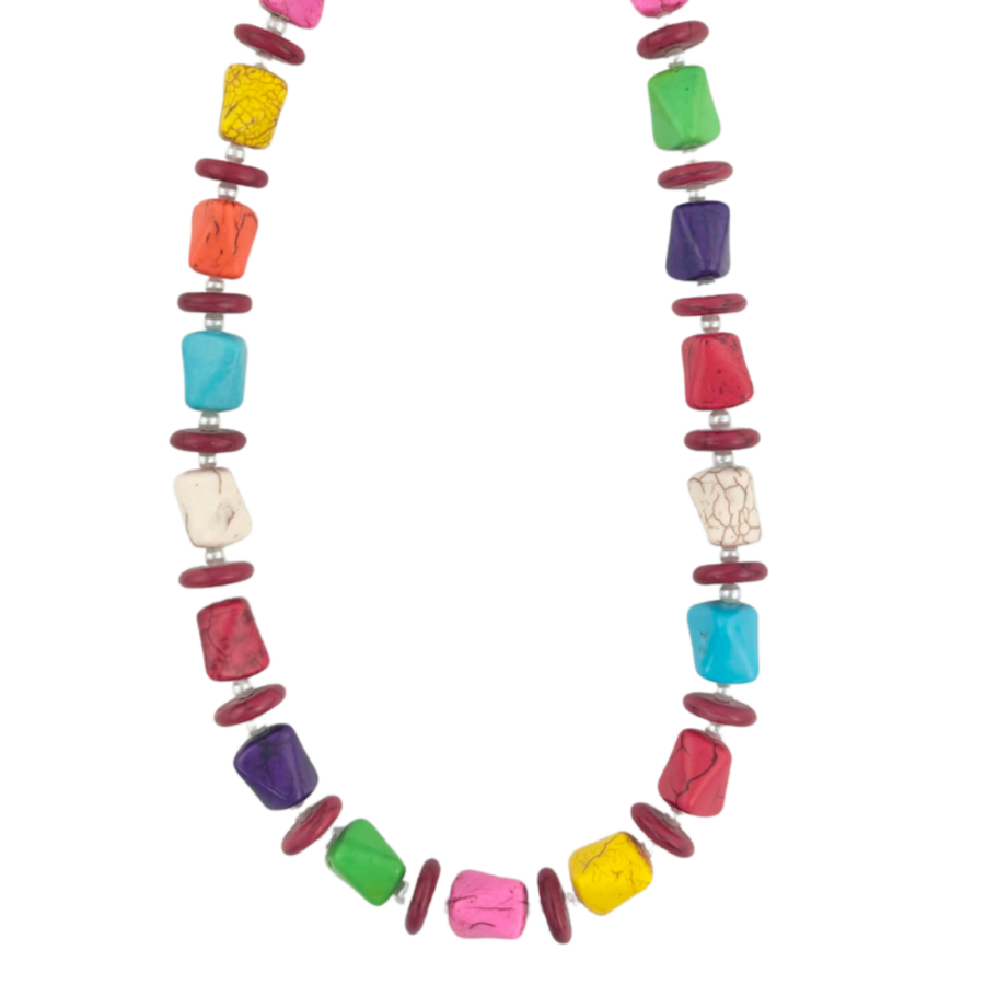 Bohemian Bliss | Multi Colored Magnesite Bauble #143