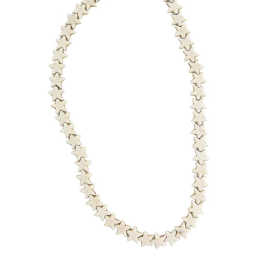 Bohemian Bliss | White Mini Star Necklace #160