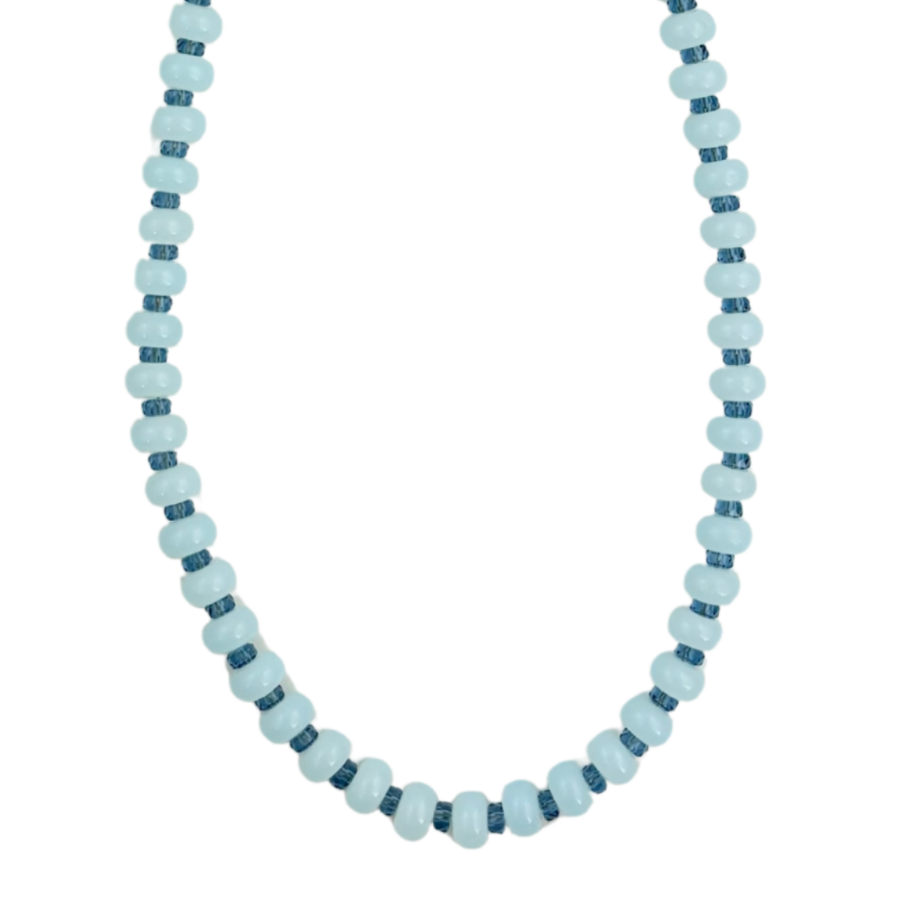 Mosaic Magic | Sky Jade Necklace #406