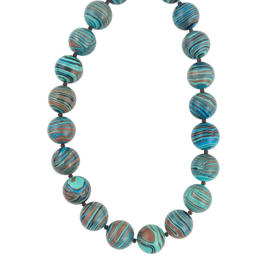 Bohemian Bliss | Blue Watercolor Bauble #70