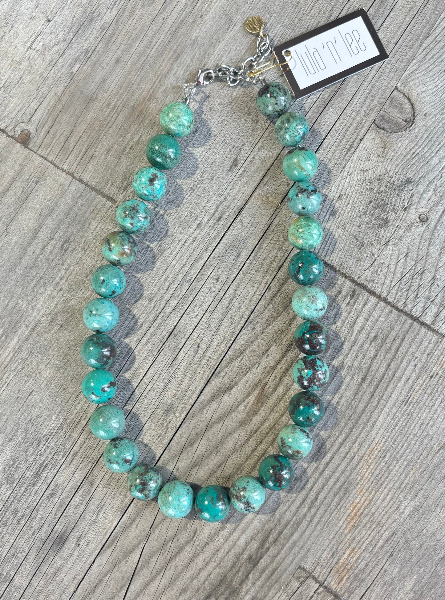 14mm Turquoise Necklace