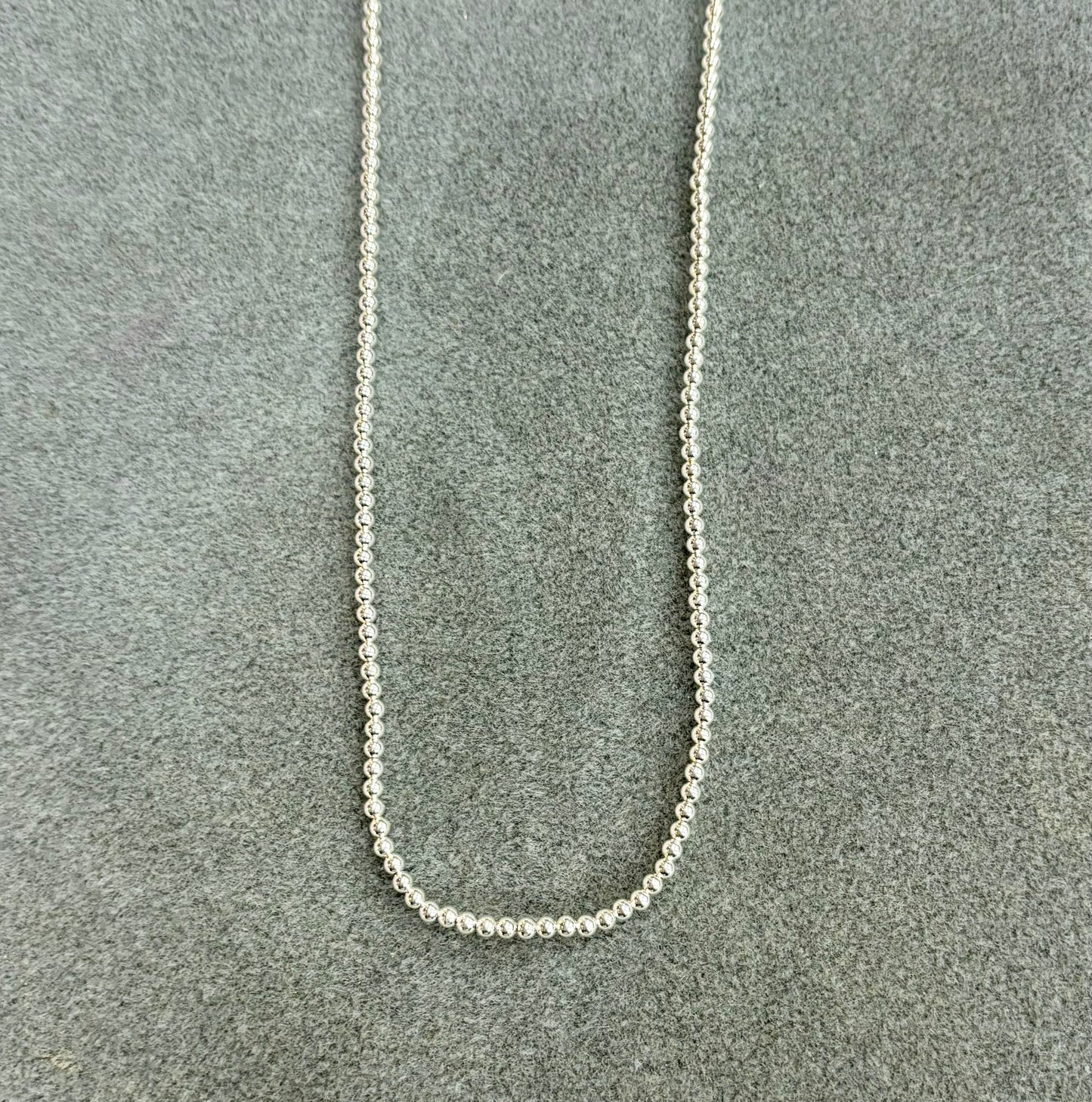 3mm Sterling Silver Necklace