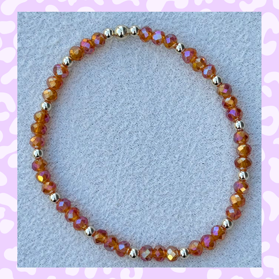 Classic Gold Filled and Dreamsicle Crystal - 167