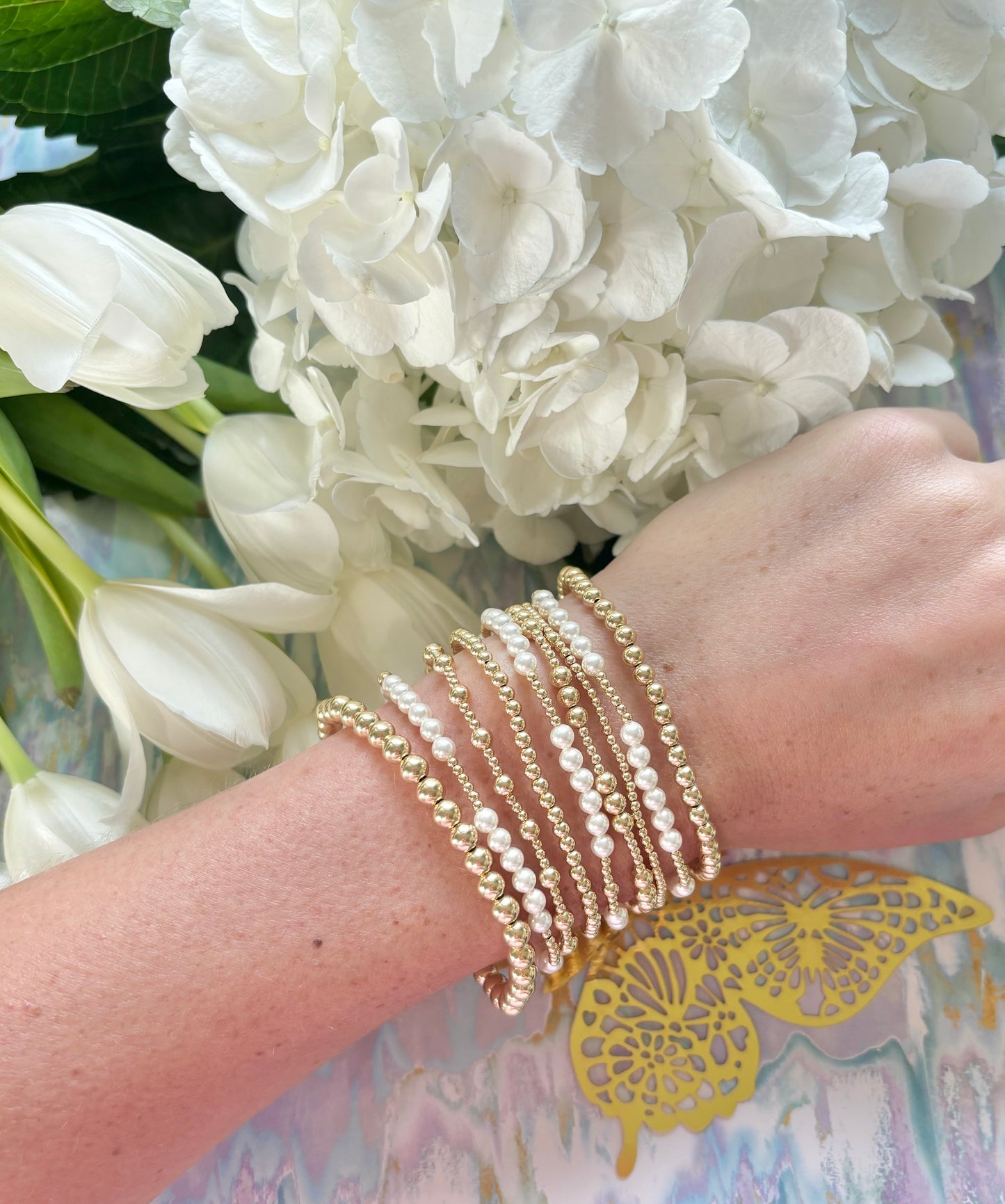 Gold Filled & Mother of Pearls - 29