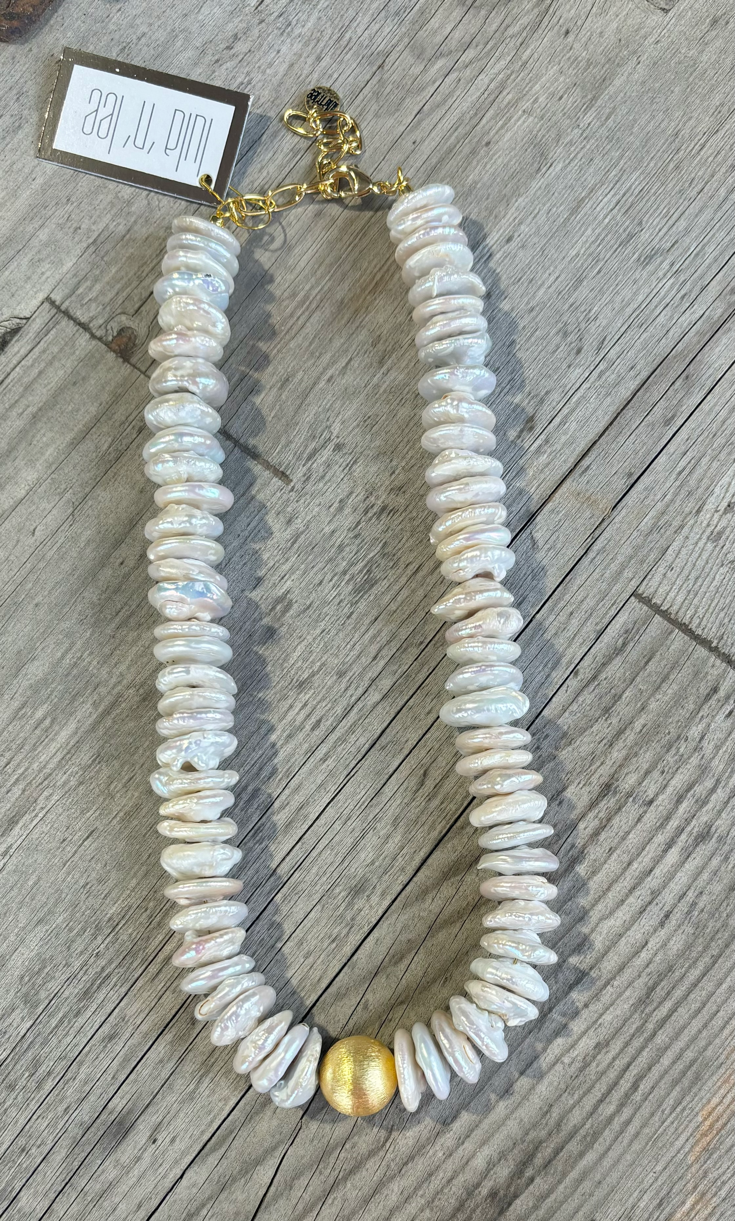 Freshwater Coin Pearl Necklace