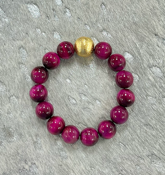 Load image into Gallery viewer, Lula Bauble - Pink Tiger Eye
