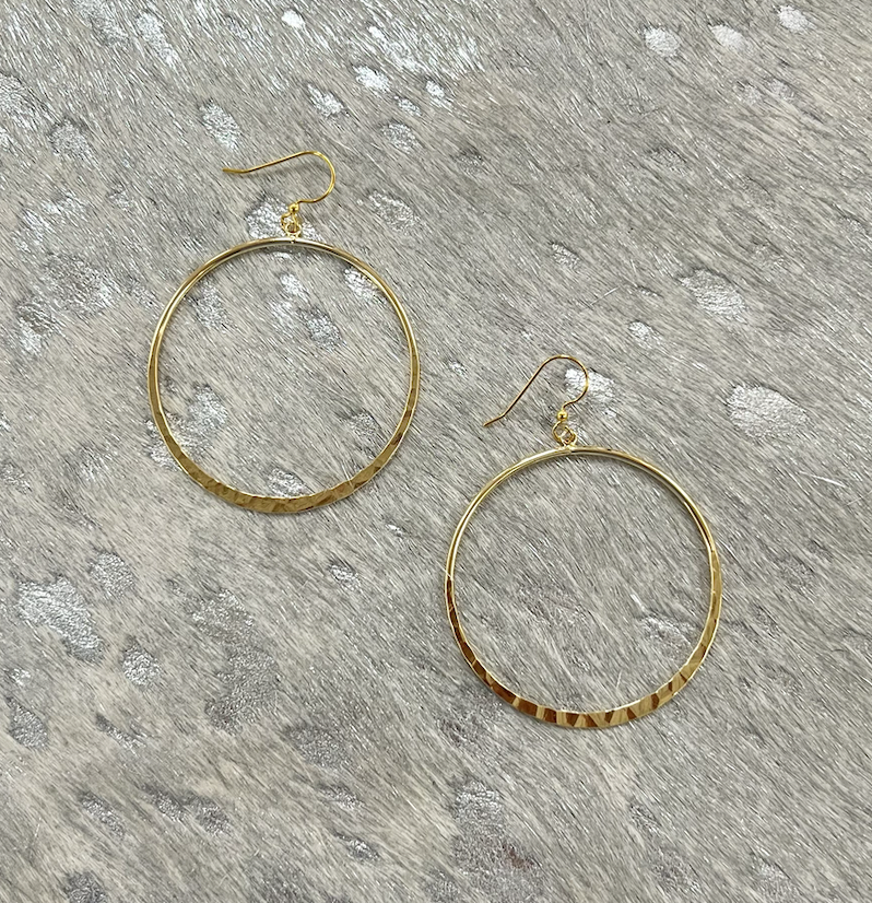 Load image into Gallery viewer, LE.548 - Gold Hoop
