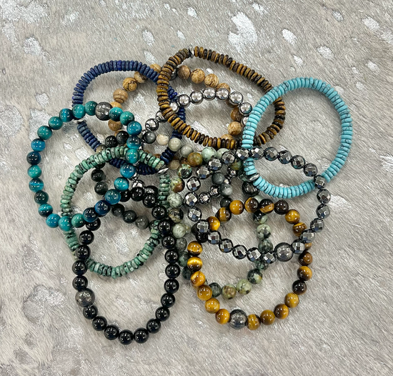 Men's Collection - Turquoise Tiger Eye