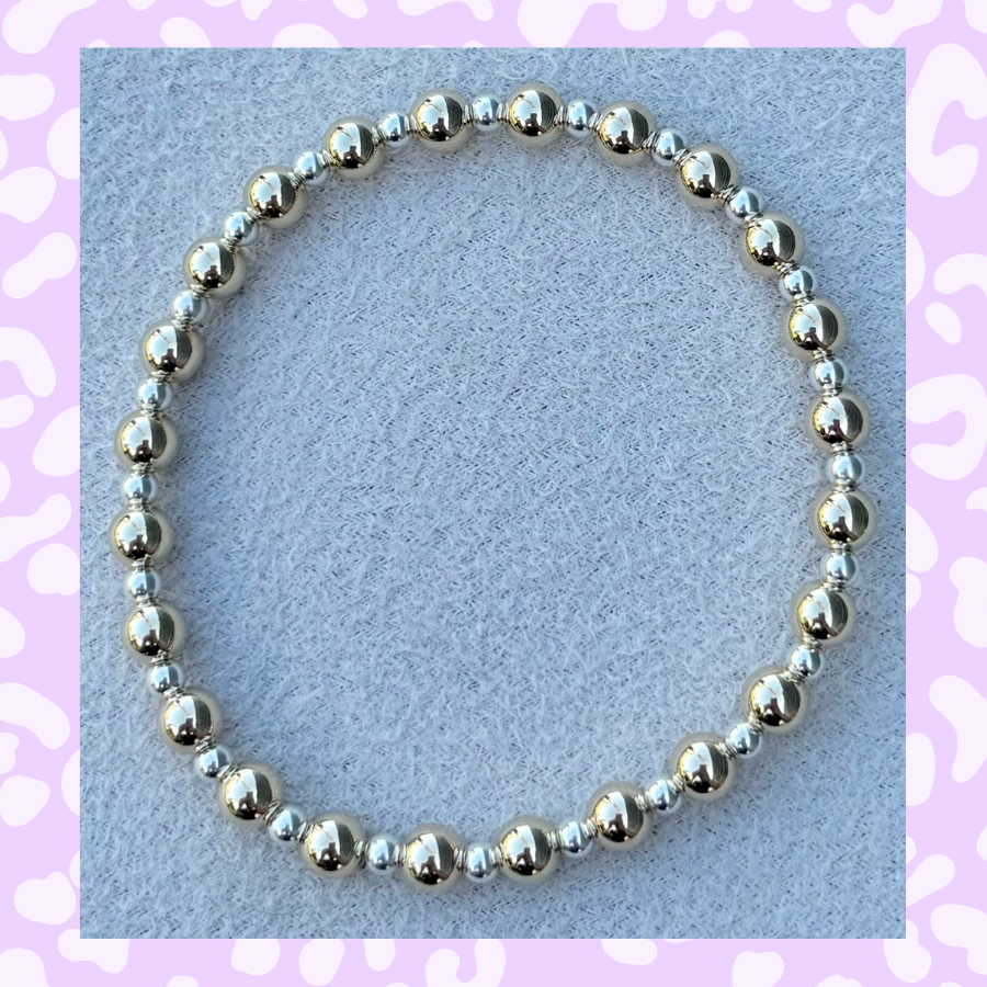 Classic Mixed Metal Bracelet - 48