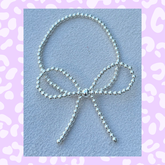 Classic Sterling Silver Bow Bracelet