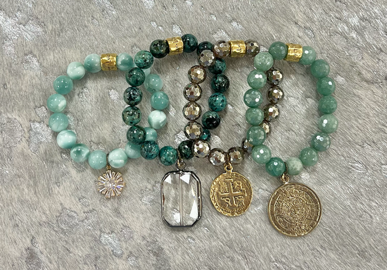 Green Stack - African Turquoise