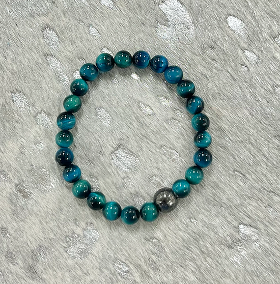 Men's Collection - Turquoise Tiger Eye